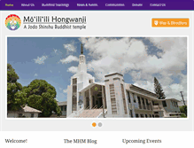Tablet Screenshot of moiliilihongwanji.org
